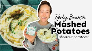 Boursin Mashed Potatoes Easy Flavor Shortcut [upl. by Lander]