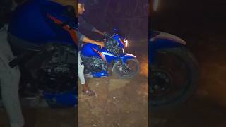 Apache RTR 160 2v whileeli video apachertr160 rider alonerider00 [upl. by Llyrad713]