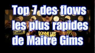 Les flows les plus rapides de Maitre Gims  Compilation 1 [upl. by Alat264]