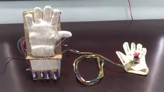 Robotic Hand Controlled By Flex Sensors Using Arduino [upl. by Bette-Ann410]