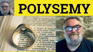 🔵 Polysemy Meaning  Polysemous Defined  Polysemic Examples  Formal Polysemy Polysemous Polysemic [upl. by Eirod]