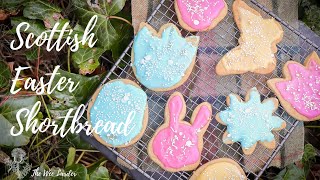 Scottish Easter Shortbread Cookies with Icing Family Traditional Recipe [upl. by Siouxie971]