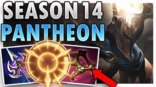 SEASON 14 PANTHEON SUPPORT GAMEPLAY GUIDE [upl. by Noma588]