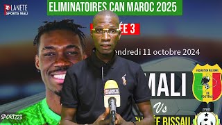 Les Aigles au complet avant Mali vs Guinée BissauEliminatoires CAN 2025 [upl. by Asserrac]