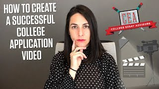 How to Create a Successful College Application Video  CEA [upl. by Kcirrad]