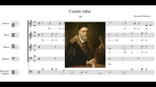 Giovanni Bassano  Motet quotCanite tubaquot 1598 [upl. by Nina]