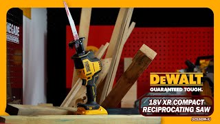 DeWALT 18V XR Brushless Cordless Compact Reciprocating Saw Skin  DCS369NXJ [upl. by Leelaj584]