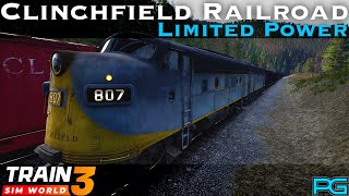 Train Sim World 3  Clinchfield Railroad  Limited Power Scenario [upl. by Navy]