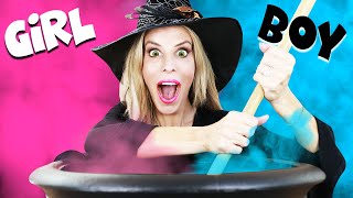 GENDER REVEAL of our Baby in Haunted House [upl. by Ebbie]