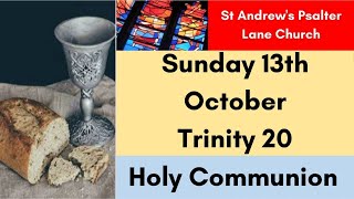 St Andrews Psalter Lane Church Service of Holy Communion for Sunday 13th October 2024 [upl. by Salisbarry]