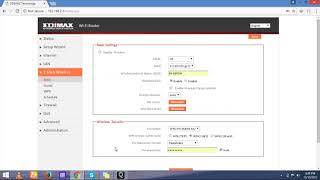 HOW TO CHANGE EDIMAX WIFI ROUTER PASSWORD [upl. by Pain]