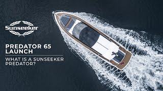 The OFFICIAL Sunseeker Predator 65 Launch 2022 [upl. by Yenial]