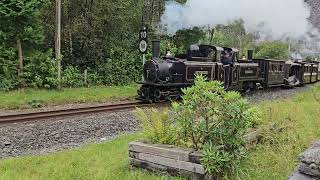 Double Fairlie James Spooner at Glanypwll with the Victorian Train on the Ffestiniog Railway [upl. by Armilla]