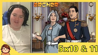 Archer  5x10 amp 11  Palace Intrigue  Part I and II  Reaction [upl. by Parish]