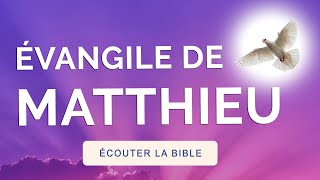 ÉVANGILE de MATTHIEU 🙏 ÉCOUTER la BIBLE AUDIO livre complet [upl. by Jair]