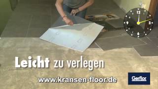 Gerflor CARACTERE selbstklebende mineralische Verbundfliesen  kransenfloorde [upl. by Miriam]