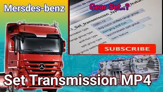 Set Transmission mp4  MERCDES Benz  Actros Xentry C4 [upl. by Eillam]