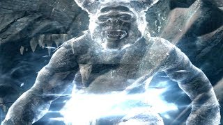 Skyrim DRAGONBORN KARSTAAG Secret Boss Location LEGENDARY [upl. by Shererd]