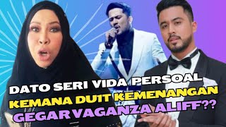 Dato Seri Vida persoal kemana du1t kemenangan gegar vaganza Aliff Aziz⁉️ [upl. by Elleraj898]