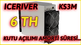 KASPA Mining  ICERIVER KS3M Kutu Açılımı  Amorti Süresi Detaylar [upl. by Elder53]