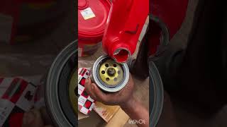 OiL Filter change youtubeshorts mahindra tractror kgn [upl. by Yelnik]