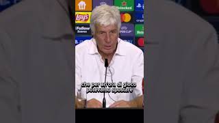 Gasperini parla della finale persa🔥⚽calcio [upl. by Bernstein]