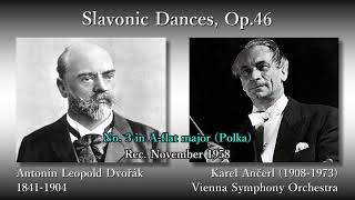 Dvořák Slavonic Dances Op46 Ančerl amp VSO 1958 ドヴォルザーク スラヴ舞曲集第1集 アンチェル [upl. by Coppinger]