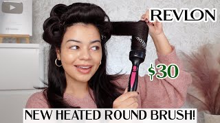 Revlon FINALLY Launched a Heated Round Brush 😱 ONLY 30 [upl. by Sackey]