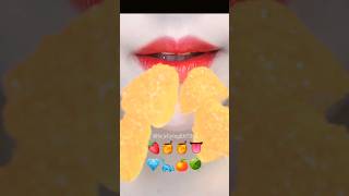 혀젤리 꿀젤리 Yummy jelly emoji food challenge sped up [upl. by Argus]