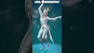 HELLFIRE DANCE Emote showcase ft Emma Frost Extended  Fortnite shorts [upl. by Matazzoni]