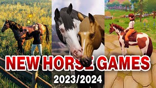 Top 8 NEW Horse Games of 2023 amp 2024 [upl. by Nnire]