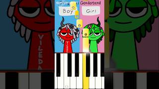 Incredibox Sprunki Genderbend Animation animamaniaYT  Piano Duet [upl. by Iorgos]