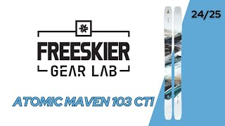 FREESKIER Gear Lab First Impression Atomic Maven 103 CTI [upl. by Elkcim371]