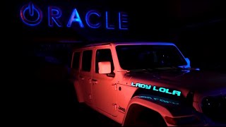 ORACLE Lighting Illuminated Decals For The Jeep JLJKJT Hood Installation Guide [upl. by Robin]