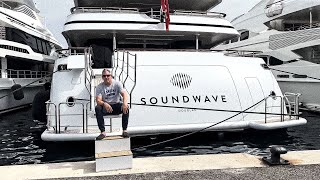 MEGA YACHT TOUR ABOARD 50 MILLION Soundwave [upl. by Eirb]