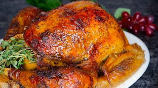 The BEST Thanksgiving Turkey Recipe  How To Make Juicy Tender Turkey With Crispy Skin [upl. by Oribelle]