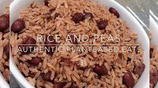 How to make Rice and Peas Jamaican Style [upl. by Shabbir]