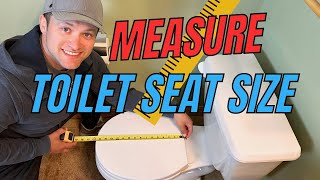 How to Measure Toilet Seat Size [upl. by Alessandro]