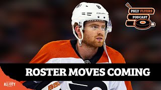 How will Flyers handle roster once Cam York returns  PHLY Flyers Podcast [upl. by Dorey615]