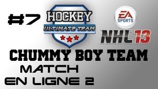 NHL 13 Quebec Commentary  HUT ep7  Chummy Boy match en ligne 2  Big Saves [upl. by Nihhi]