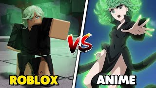 All Moves in The Strongest Battlegrounds vs Anime TSATSUMAKI [upl. by Inesita382]