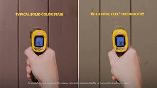 Cabot® HeatReducing Solid Color Stain  Sealer with Cool Feel® Technology [upl. by Nylassej608]