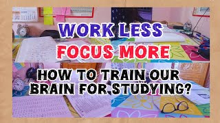 Work LessFocus More📖📚 How to train our Brain for studying 📚🎯Study motivation Studydays study [upl. by Ahens262]