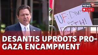 Ron DeSantis LIVE  Governor DeSantis Makes Remarks At The EncampmentFree University of Florida [upl. by Aleina]