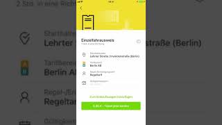 Bedienung TicketApp  IOS [upl. by Netsrak]