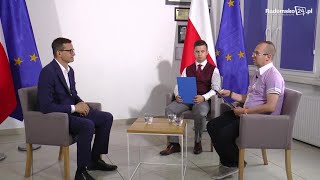 W TEMACIE extra  PREMIER MATEUSZ MORAWIECKI [upl. by Nlyak]