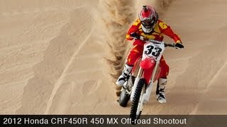 MotoUSA 450 MX OffRoad Shootout 2012 Honda CRF450R [upl. by Allenaj]