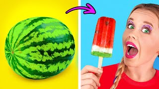 GLACE AVEC DE LA PASTÈQUE  🍉🍦 Recettes Simples pour Parents  Astuces Avec Une Pastèque par 123 GO [upl. by Thaddeus]