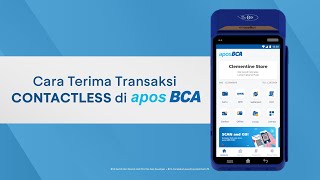 Cara Transaksi Contactless Di APOS BCA [upl. by Tova157]