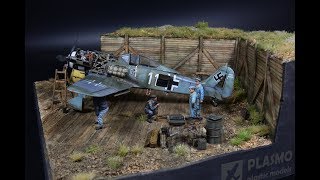 FockeWulf 190 Maintenance Airfield  Diorama 148 [upl. by Sascha]